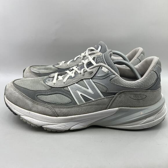 New Balance 990v6 Running Shoes Mens Size 12.5 D Gray Suede Made In USA Sneakers - Picture 3 of 11